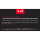 Tame the Beast Natural Bar Soap with Beast Blue Scent with Organic Essential Oils