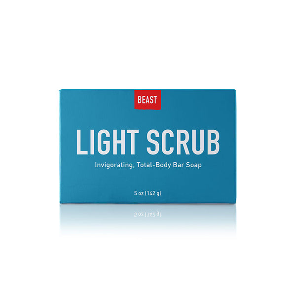 Beast Light Scrub Bar Soap - Invigorating Total-Body Clean