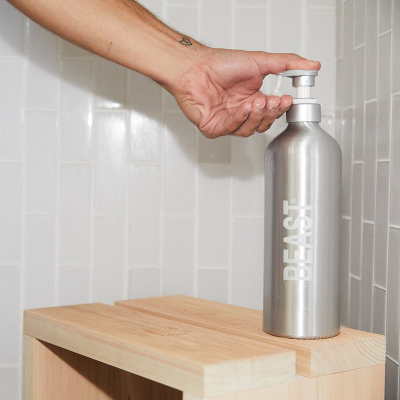 Beast Bottle - Eco-Friendly Stainless-Steel 1-Liter with Pump Top