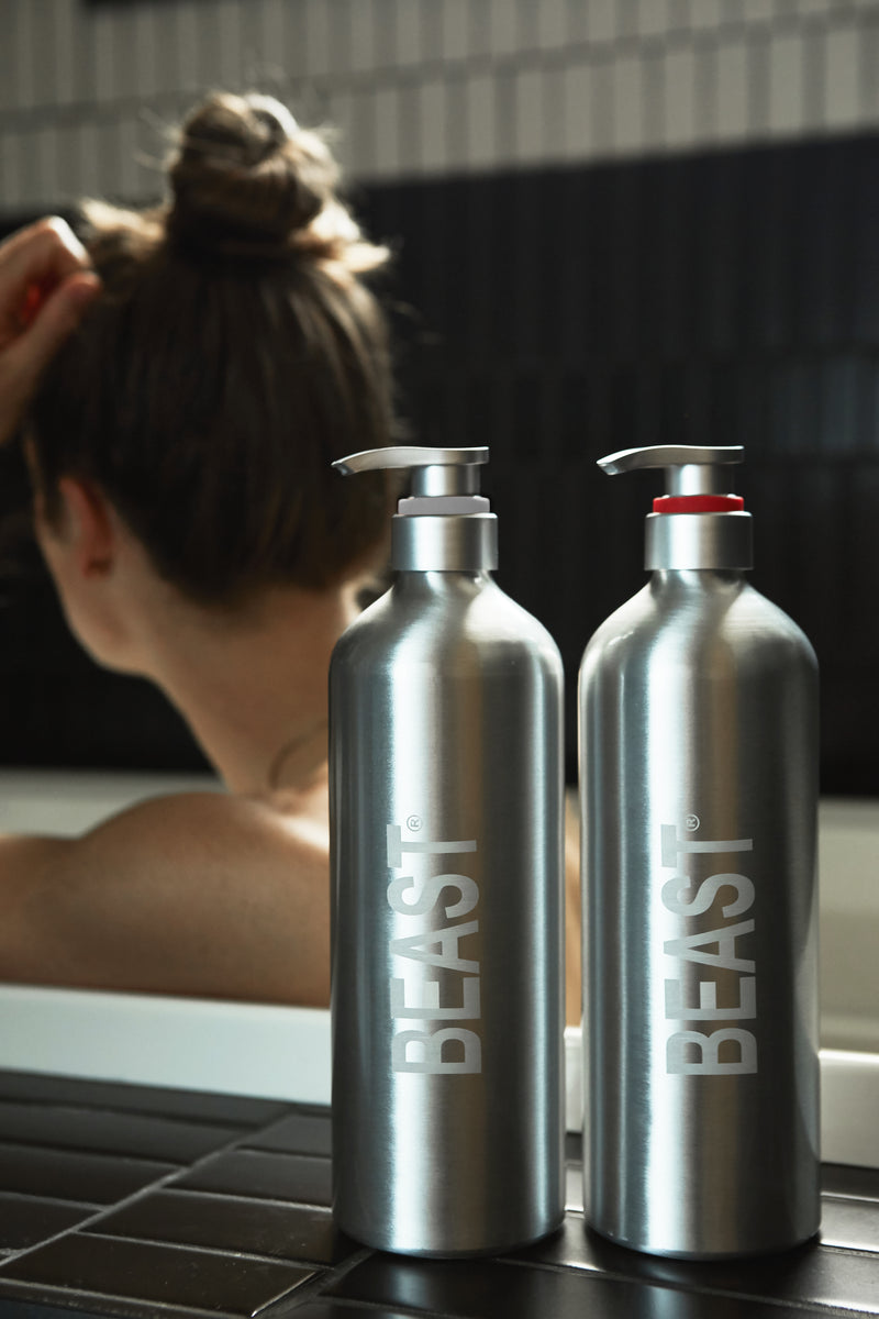 Set of 3 Reusable Travel Bottle With Silver or Gold Lids Eco Friendly,  Sustainable & Plastic Free 