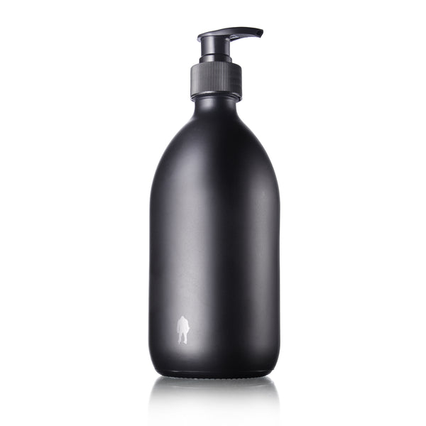 Hand Wash Beast Bottle Matte Black with Tiny Shiny Beast Logo